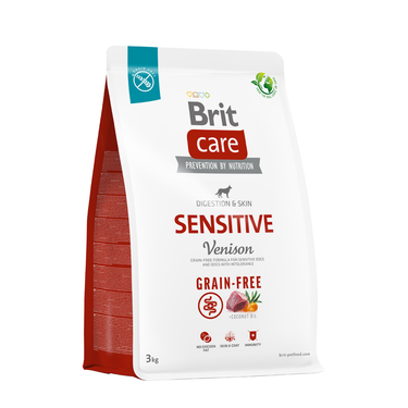 Brit Care Perro Grain Free Sensitive - Venado y Papa 3 kg